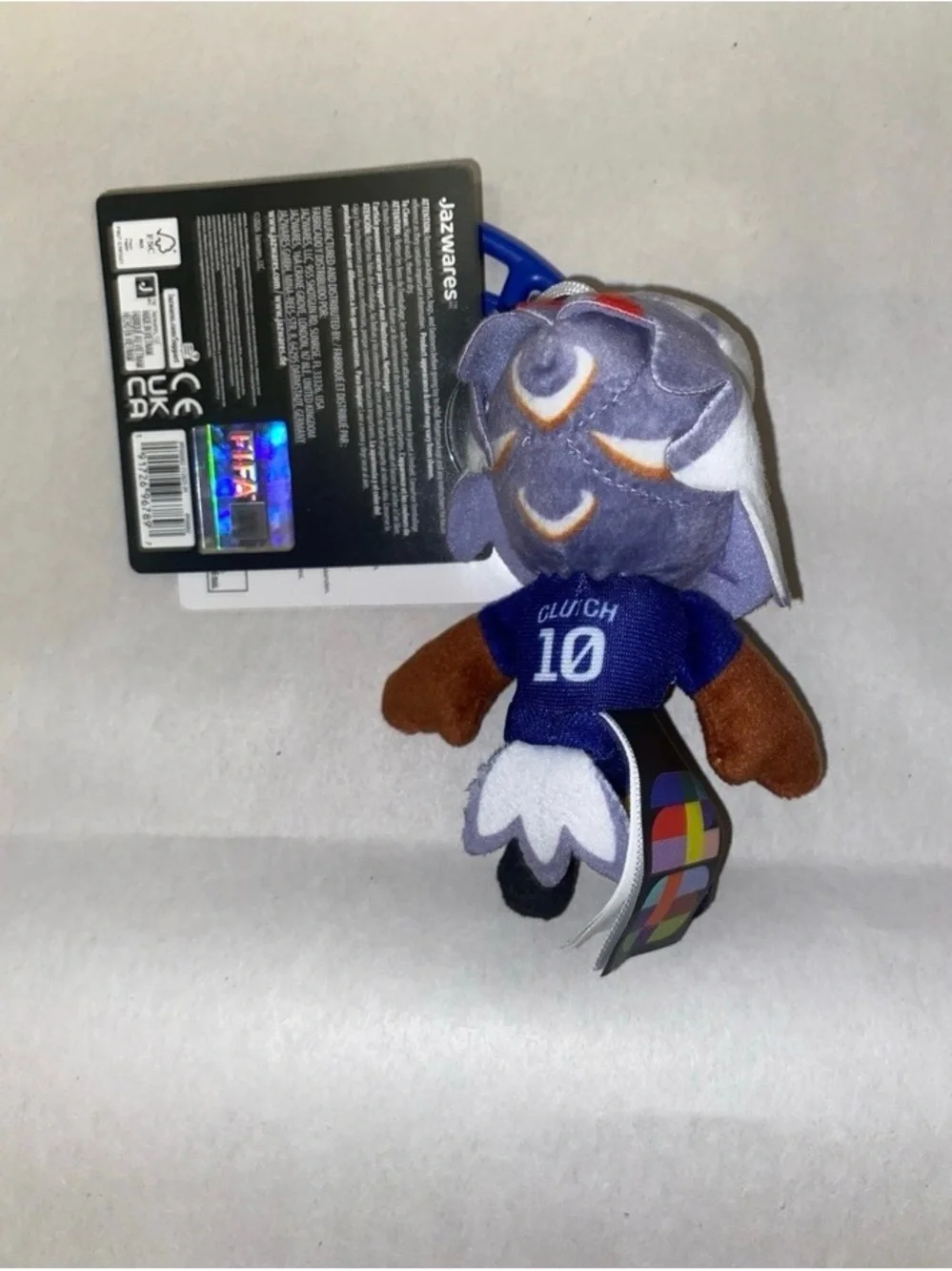 FIFA World Cup Soccer mascot plush clip-on keychain Clutch USA